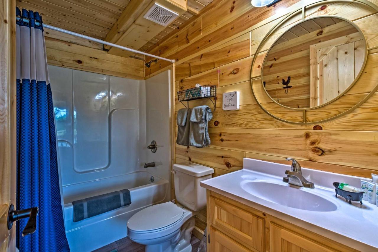 Cozy Lakefront Cabin With On-Site Waterfall And Hiking Villa Cub Run Bagian luar foto