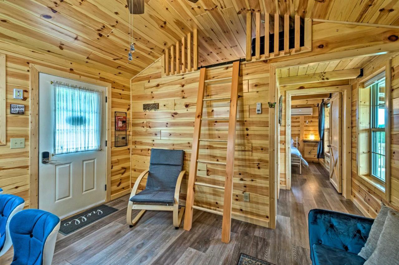 Cozy Lakefront Cabin With On-Site Waterfall And Hiking Villa Cub Run Bagian luar foto