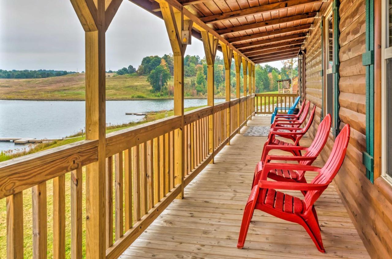 Cozy Lakefront Cabin With On-Site Waterfall And Hiking Villa Cub Run Bagian luar foto